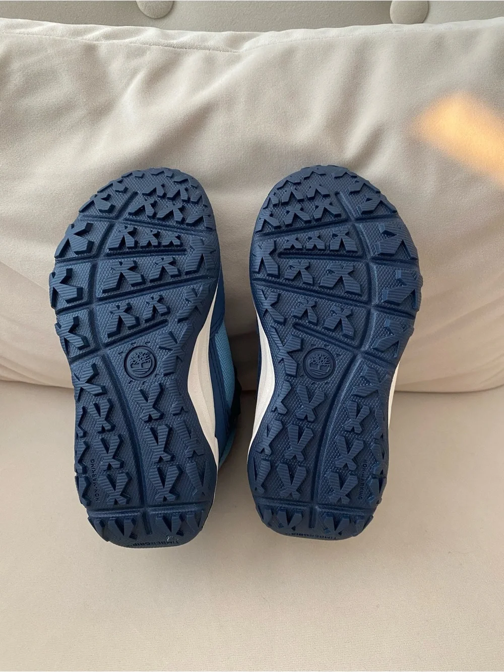 Timberland Blue and Orange Motion Access Boots 7 Toddler